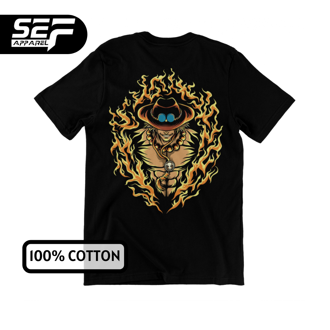 SEF Apparel T-SHIRT Anime Series Ace of One piece