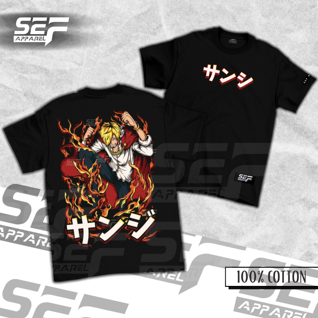 SEF Apparel Anime One Piece Sanji