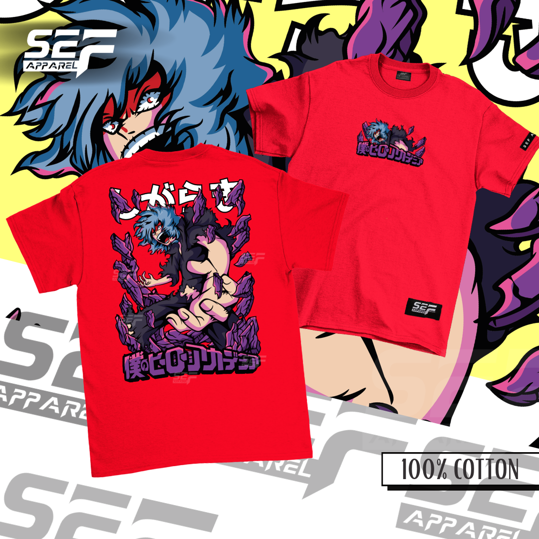 SEF Apparel Anime T-Shirt Shigaraki Tomura My Hero Academia