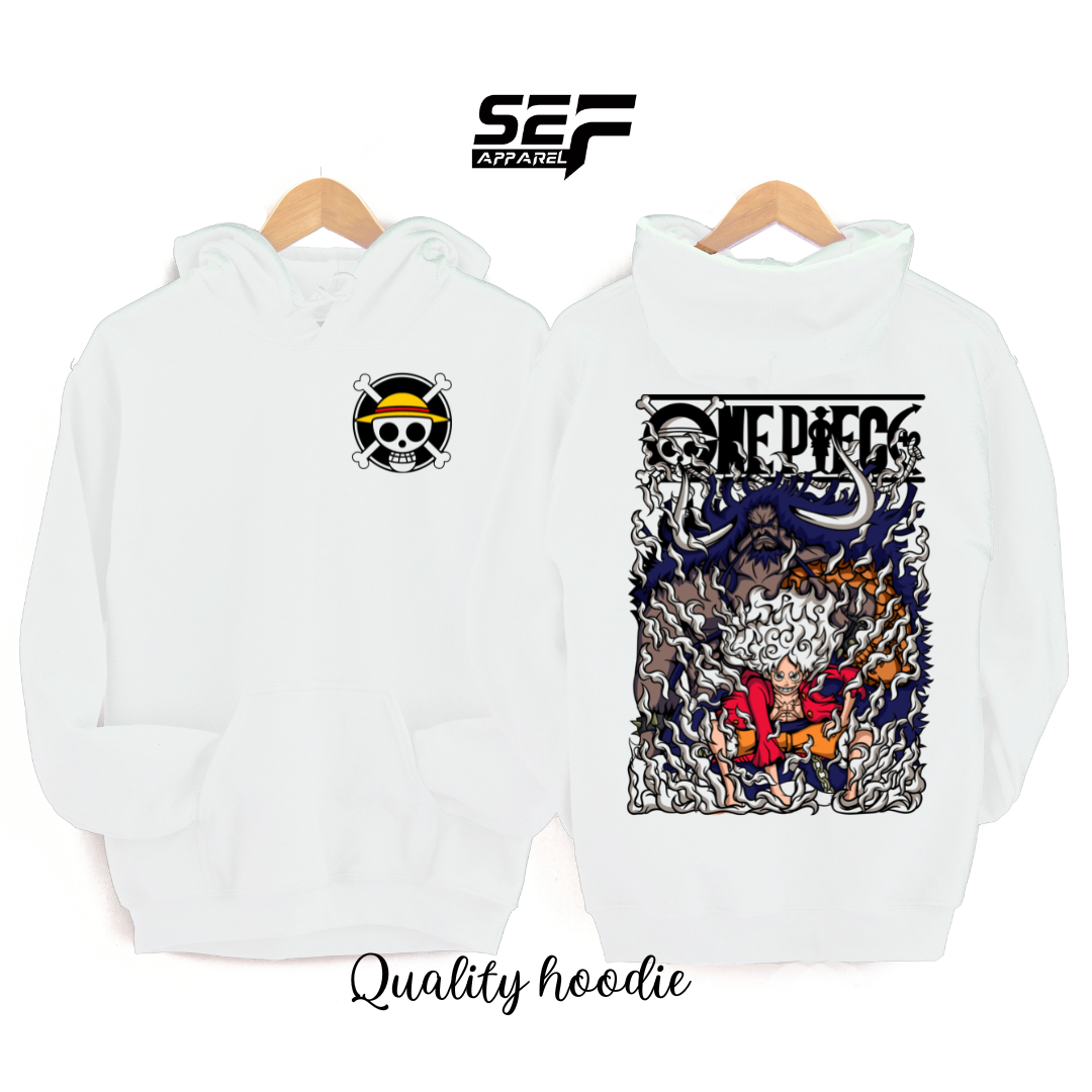 SEF Apparel HoodieLuffy and Kaido No Zip Hoodie
