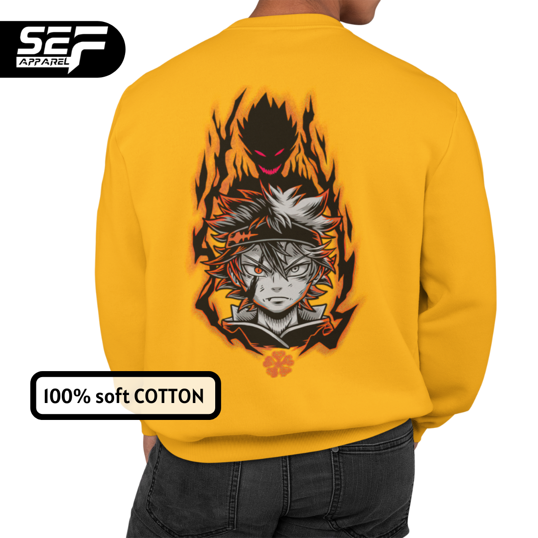 SEF Apparel Anime Series Sweater Asta of Black Clover
