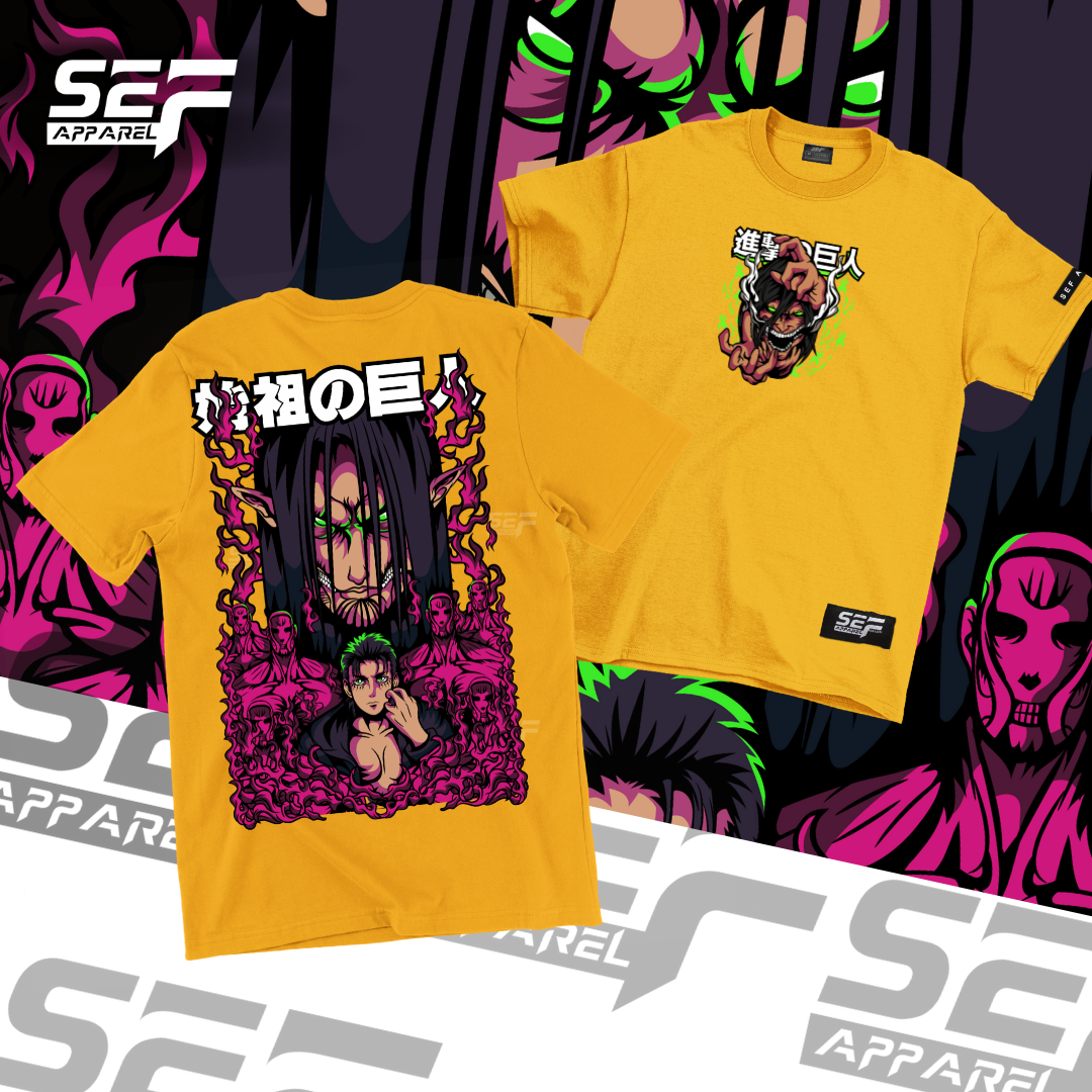 SEF Apparel Anime Attack on Titan Founding Titan Eren Jeager