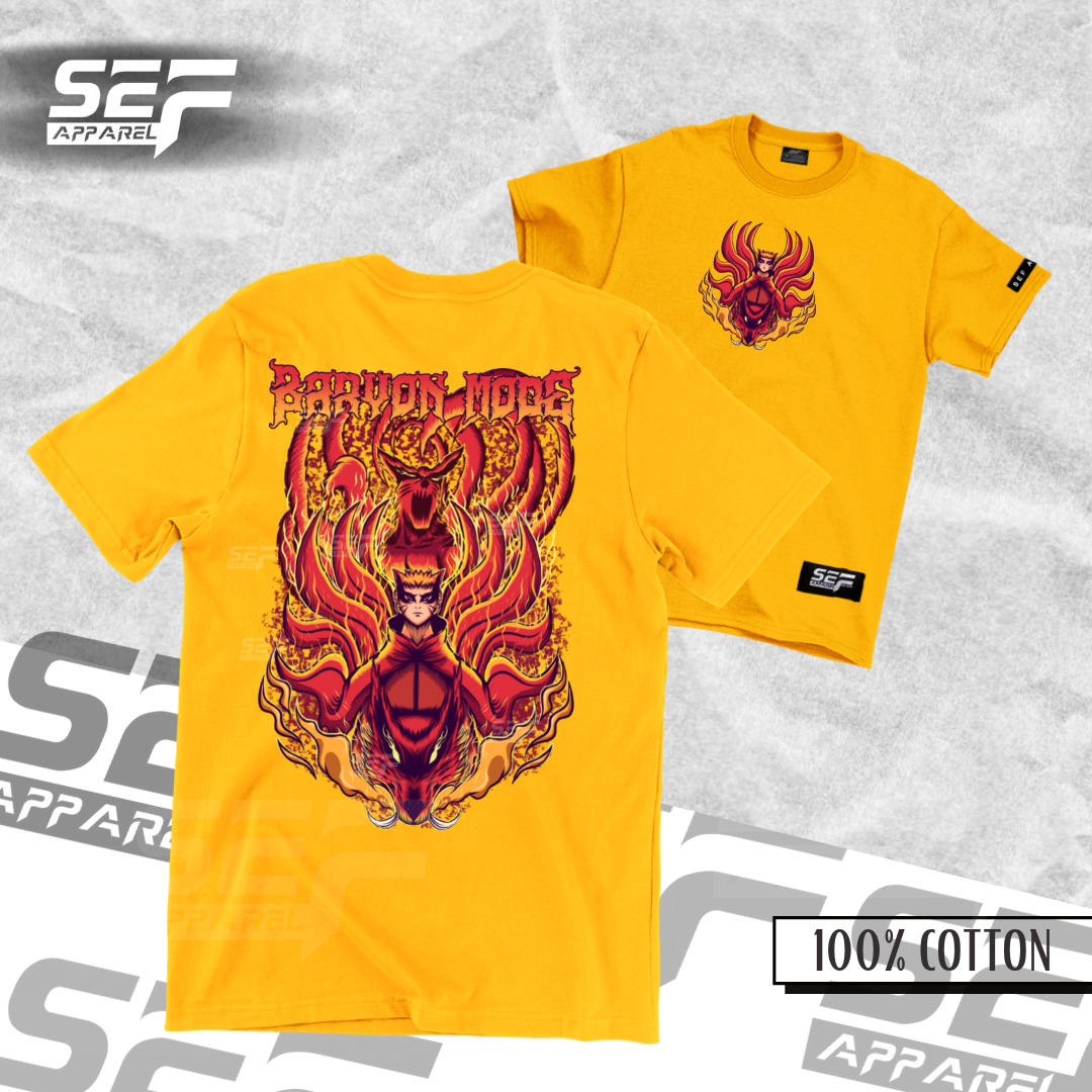 SEF Apparel Anime Baryon Mode Naruto New