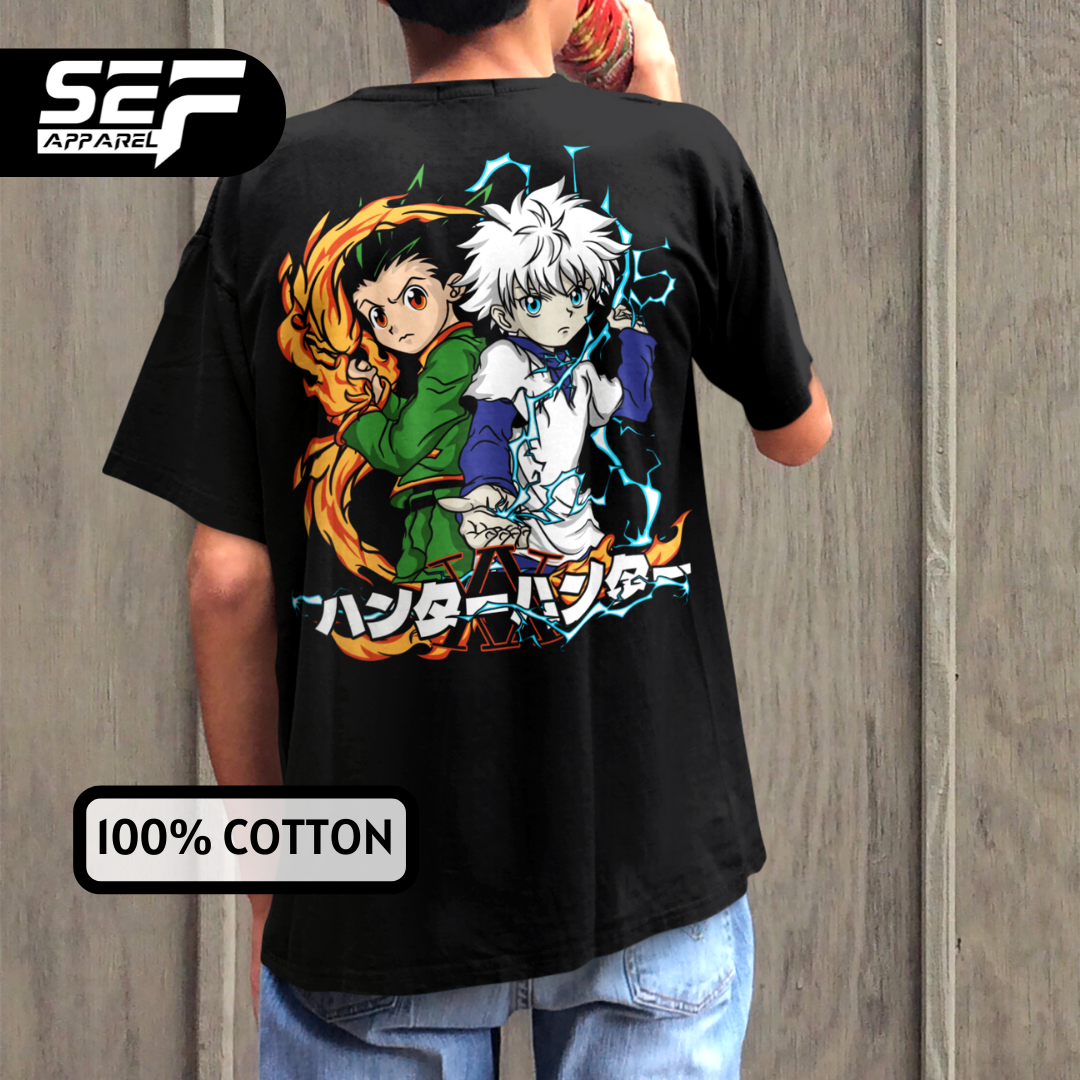 SEF Apparel Anime Series T-shirt Hunter X Hunter Gon and Killua