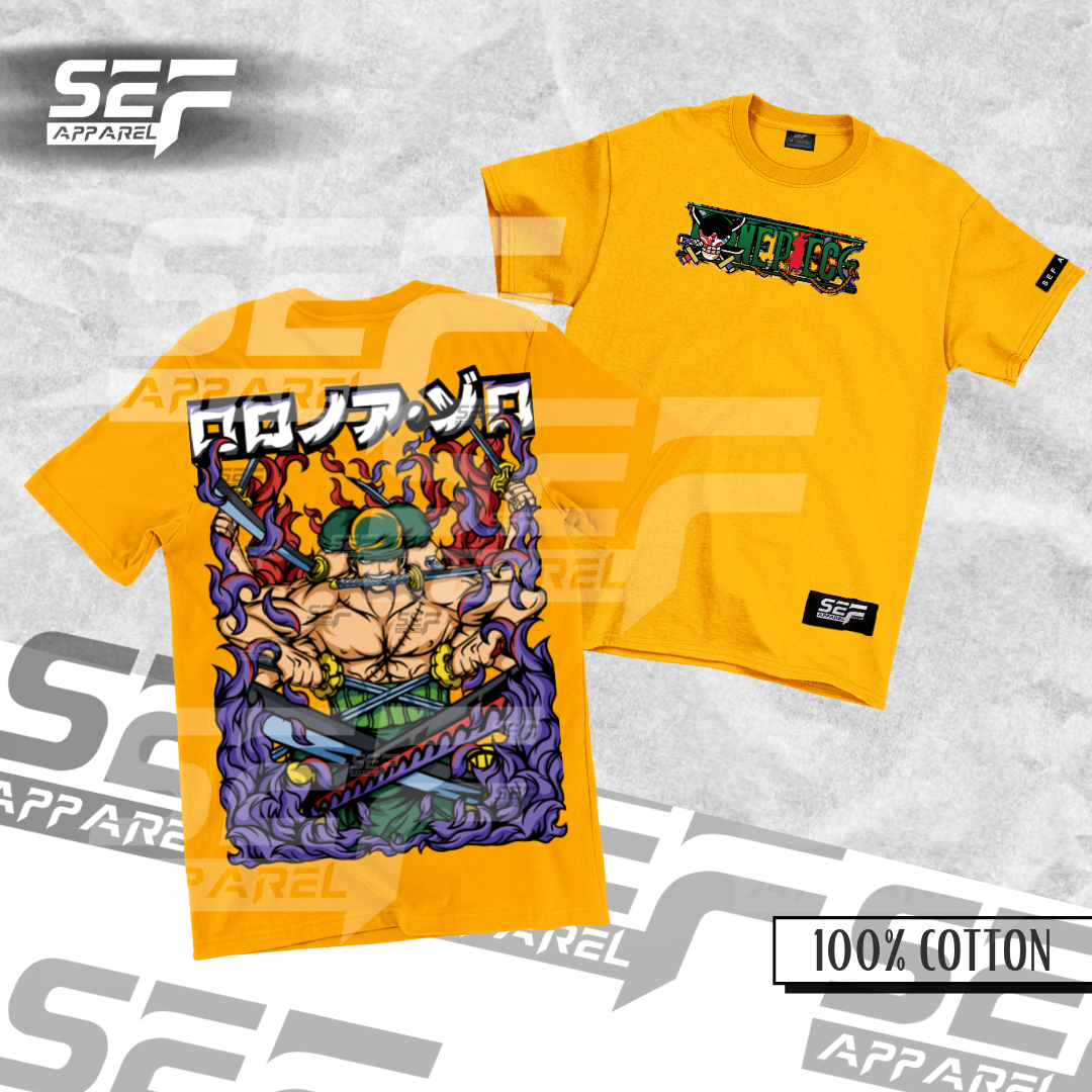 SEF Apparel Anime Roronoa Zoro T Shirt T-shirt