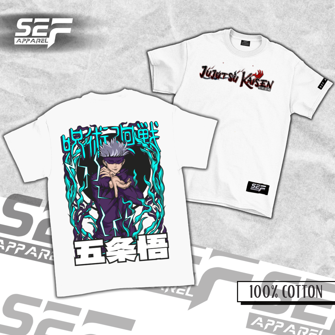 SEF Apparel Gojo Saturo White