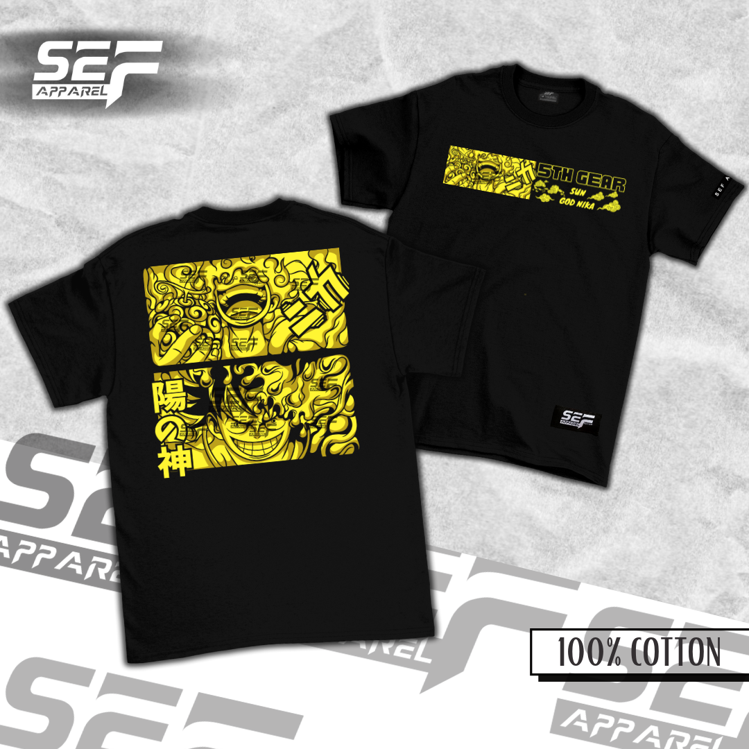 SEF Apparel Anime Unisex T shirt Sun God Nika 2