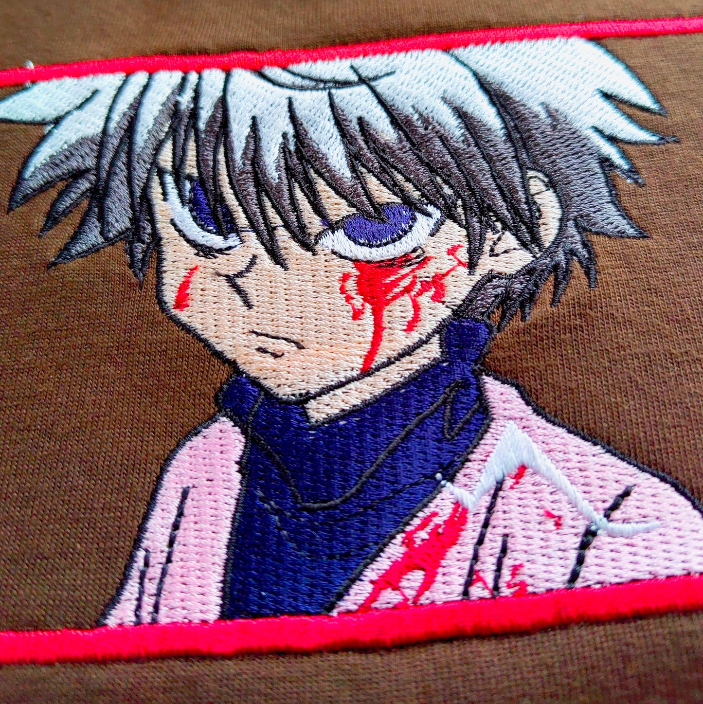 Embroidered Print Anime Hunter X Hunter Killua Zoldyck