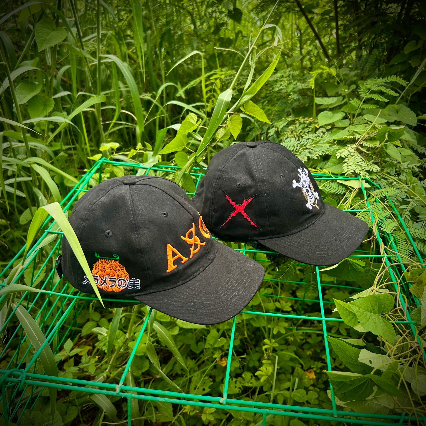 SEF APPAREL Embroidered Cap Luffy and Ace Buckle type.