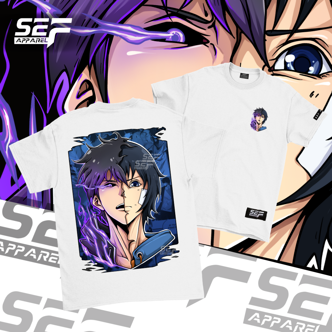 SEF Apparel Anime T-shirt Solo Leveling Half Face