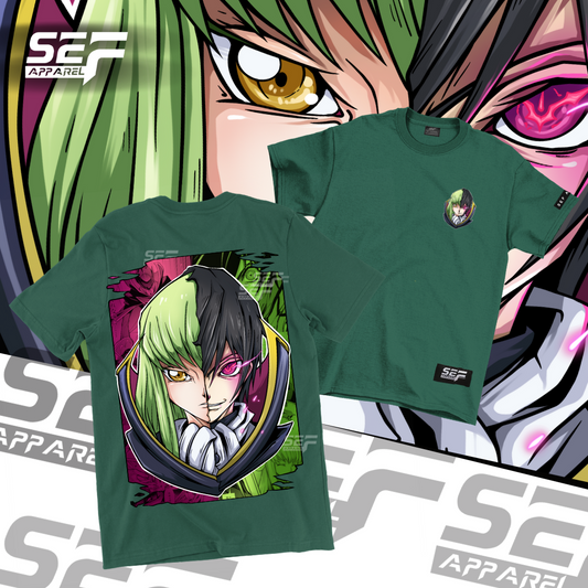 SEF Apparel Anime T-shirt Code Geas Lelouch X CC