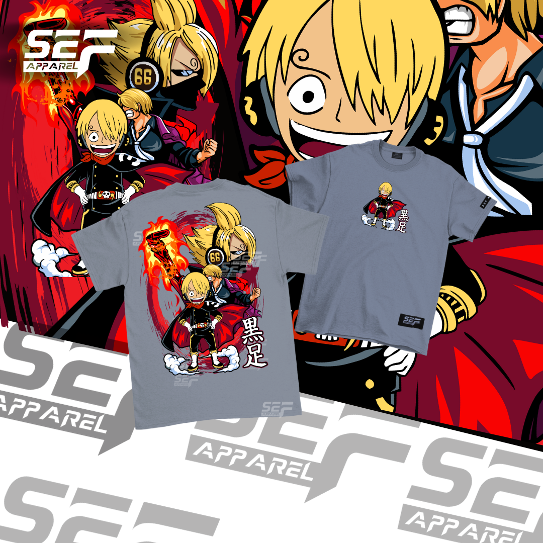 SEF Apparel Anime All Sanji One Piece T-shirt