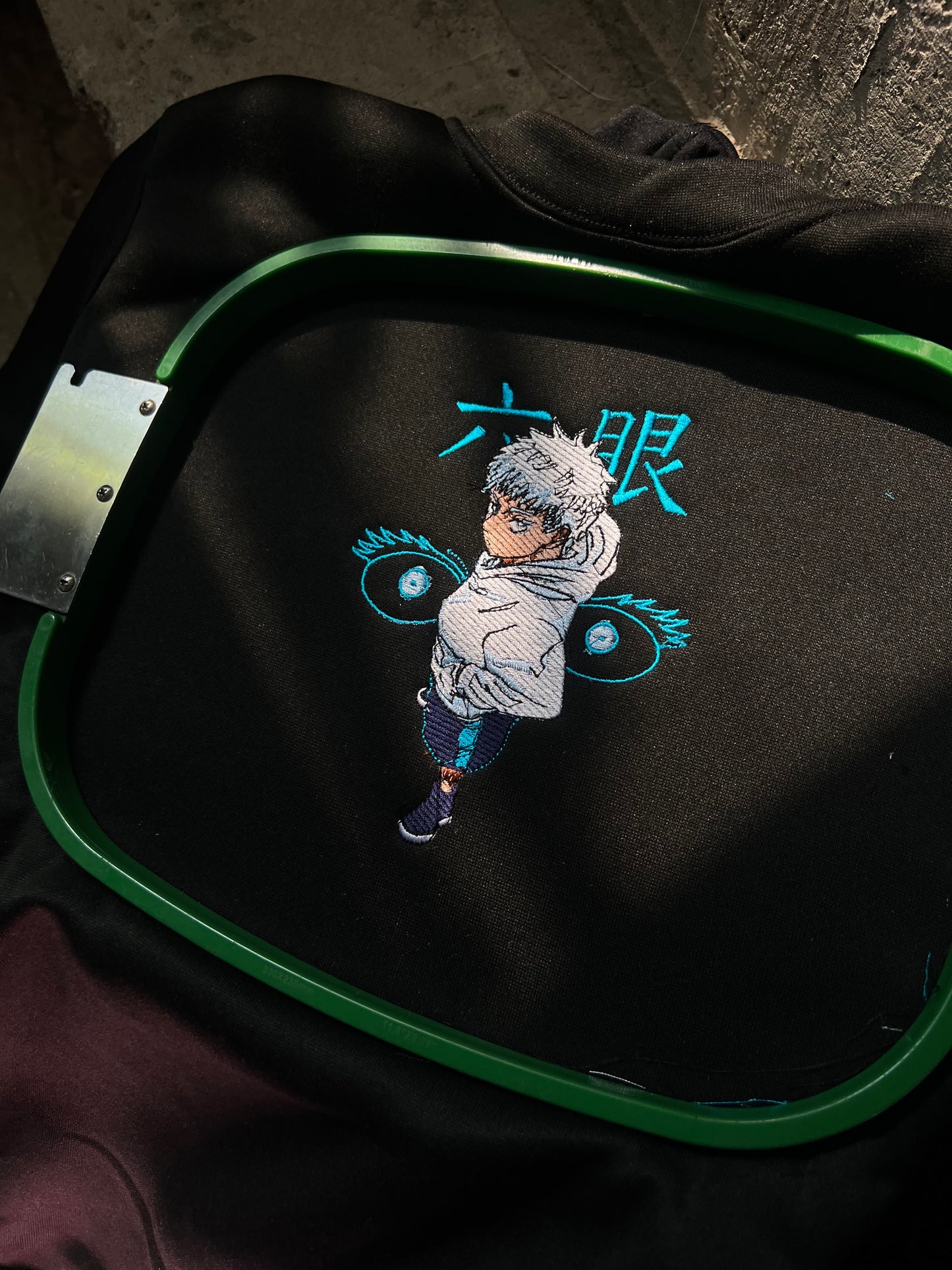 SEF Apparel Anime Series Sweater Embroidery Embrodered Gojo Saturo Kid