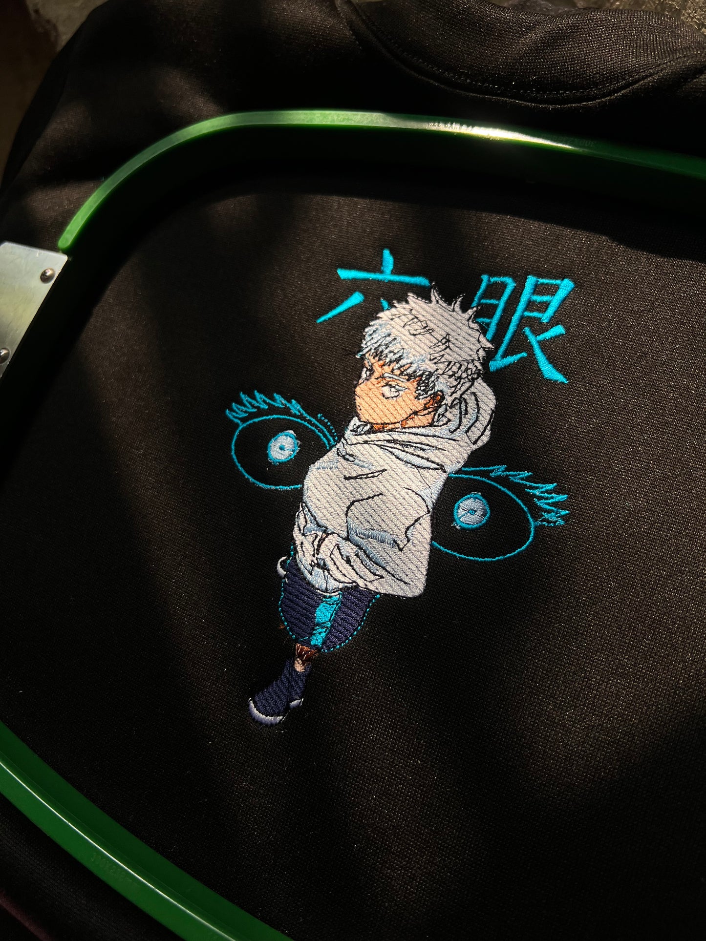 SEF Apparel Anime Series Sweater Embroidery Embrodered Gojo Saturo Kid