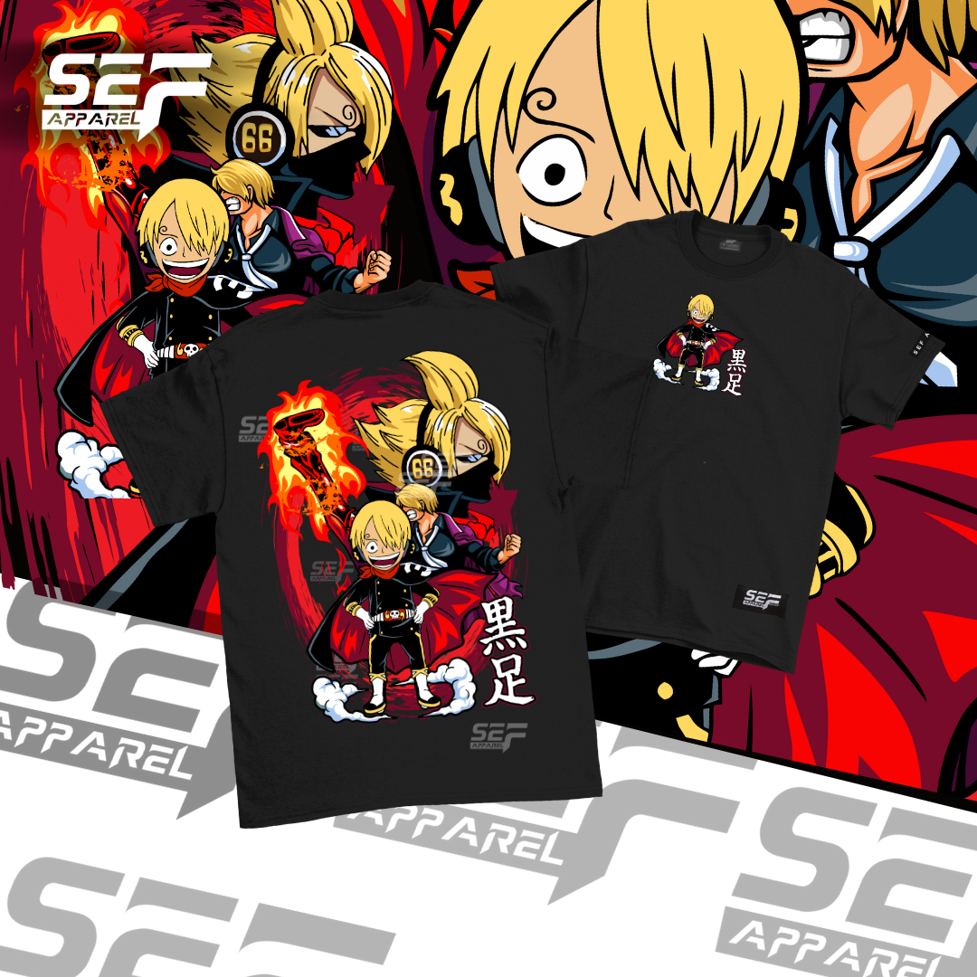 SEF Apparel Anime All Sanji One Piece T-shirt