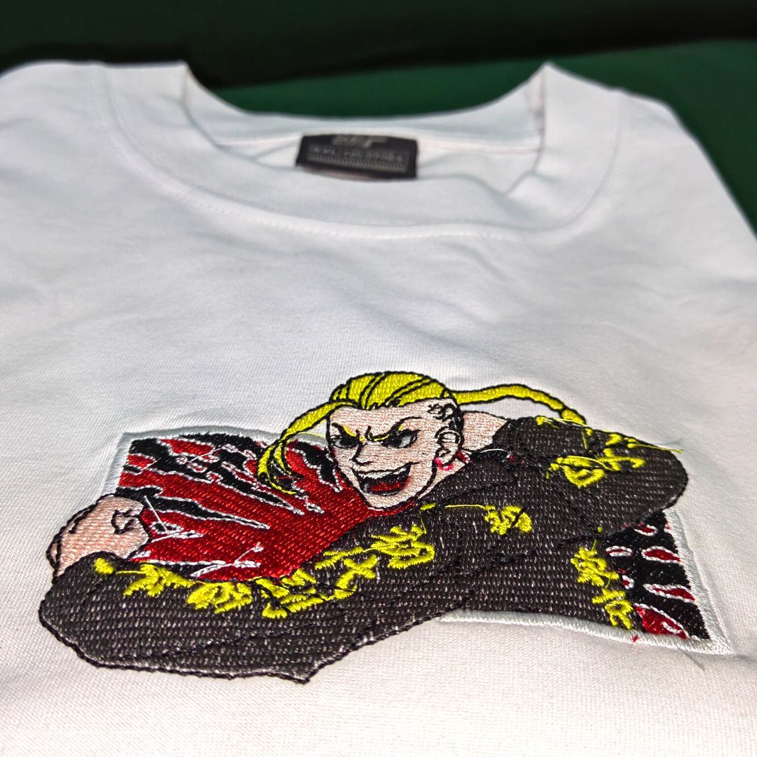 Embroidered Draken OF Tokyo Ravengers T-shirt