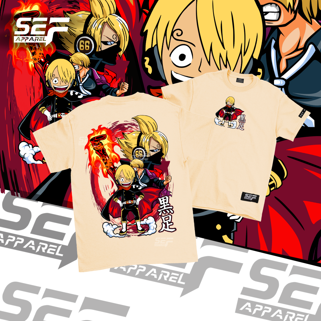 SEF Apparel Anime All Sanji One Piece T-shirt