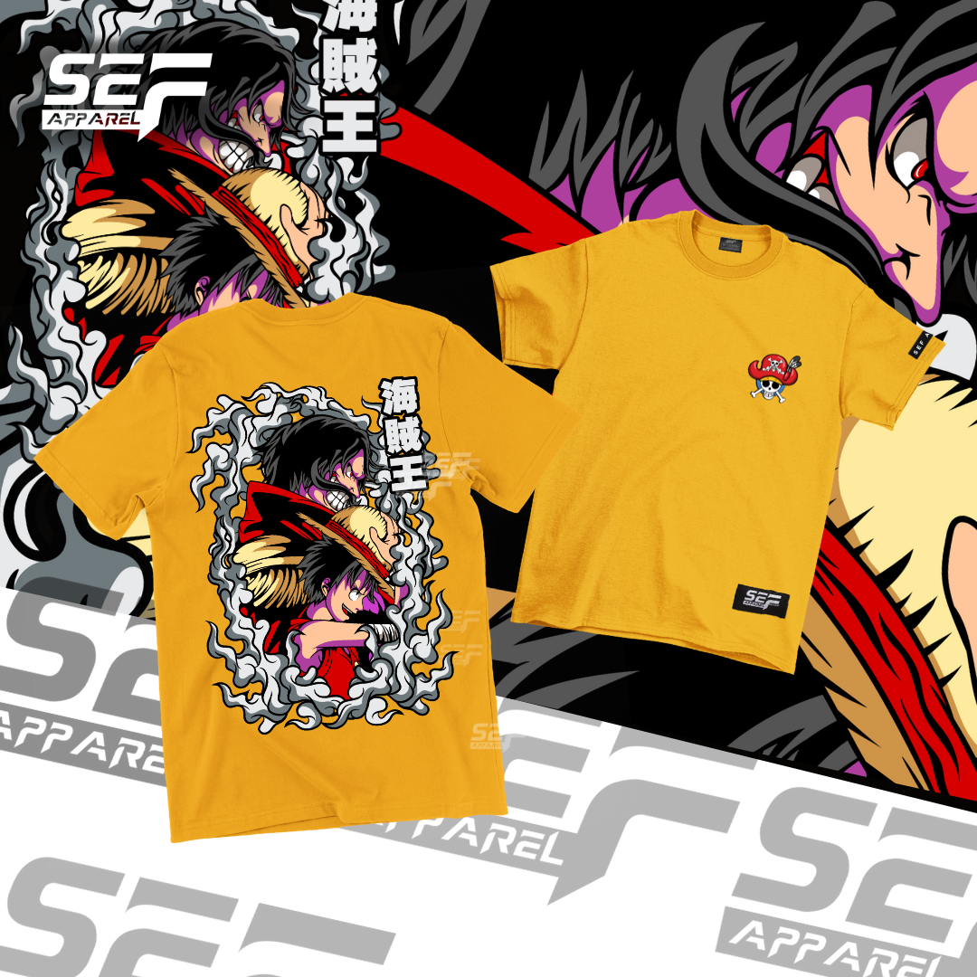 SEF Apparel Anime T-shirt Luffy x Gol D Roger