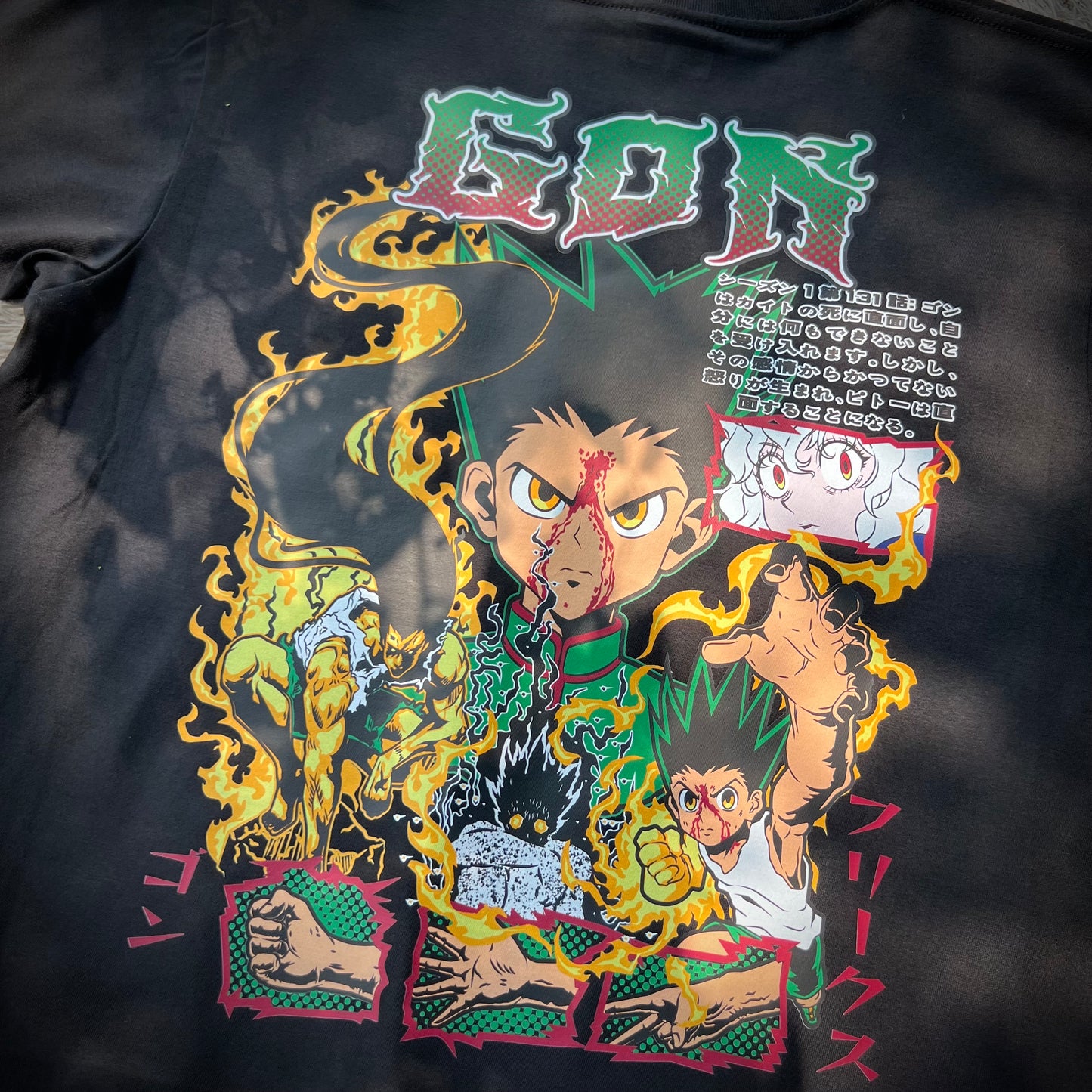 Embroidered Gon Of Hunter x Hunter T-shirt