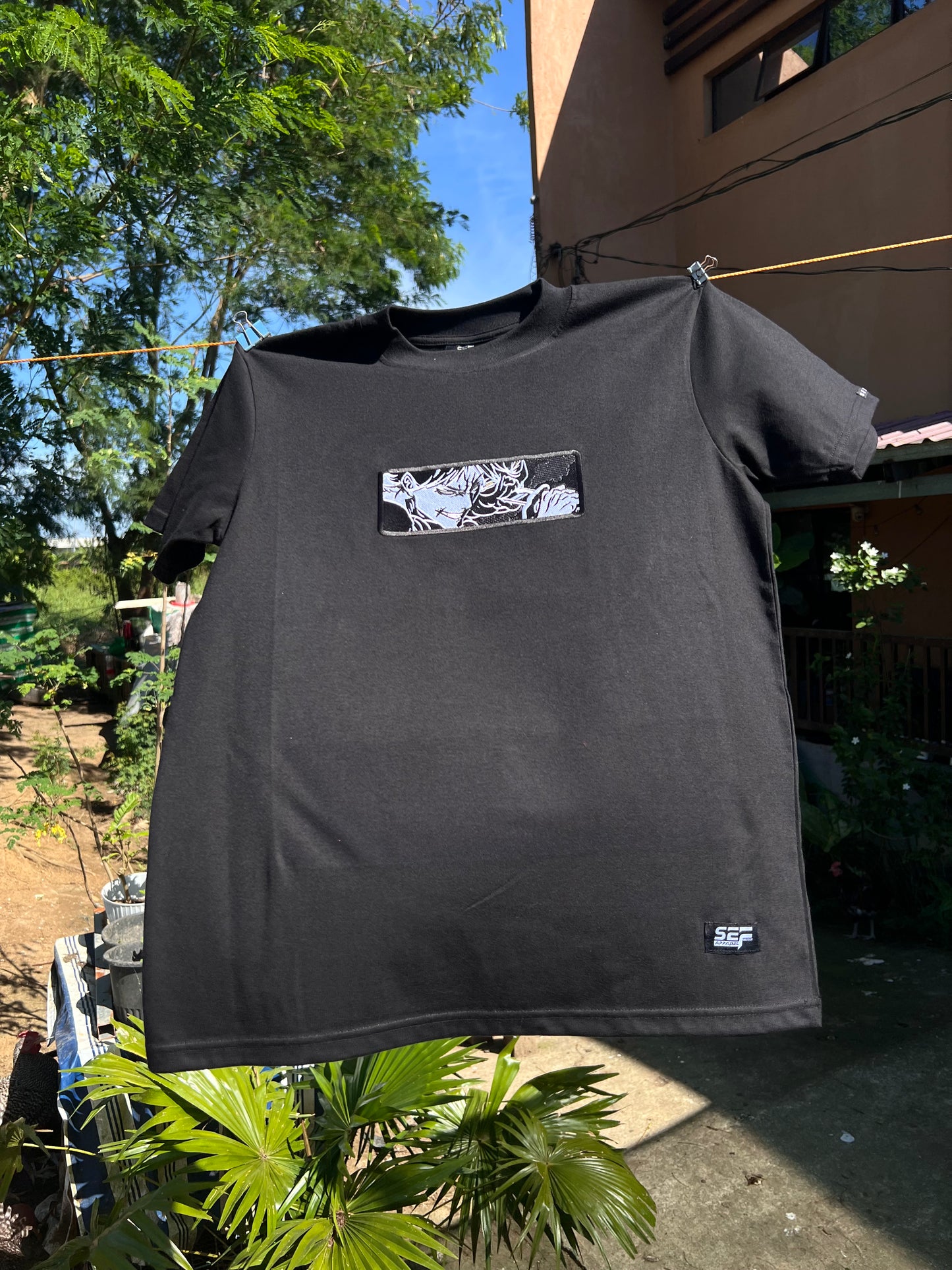 Embroidered and DTF Print Toji Fushiguro of Jujutsu Kaisen T-shirt anime v2