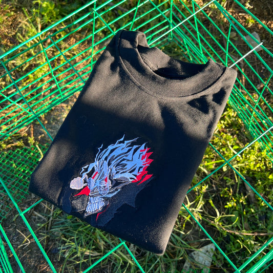 Embroidered and DTF Print DanDaDan Okarun T-shirt anime