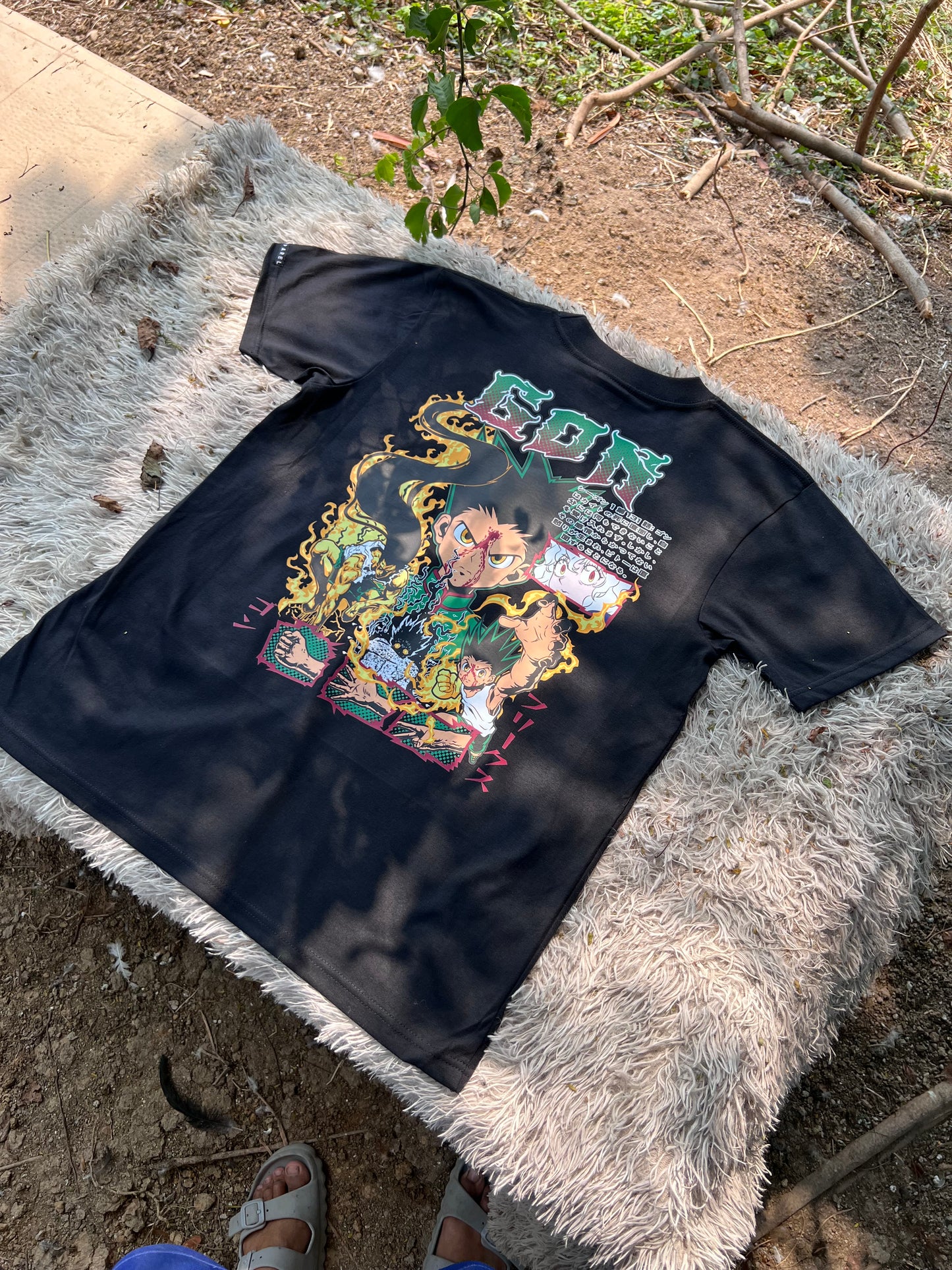 Embroidered Gon Of Hunter x Hunter T-shirt