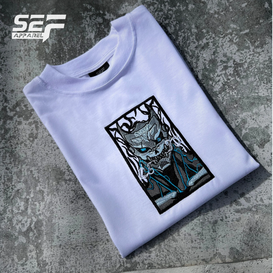 Embroidered and DTF Print Kaiju No. 8 T-shirt anime