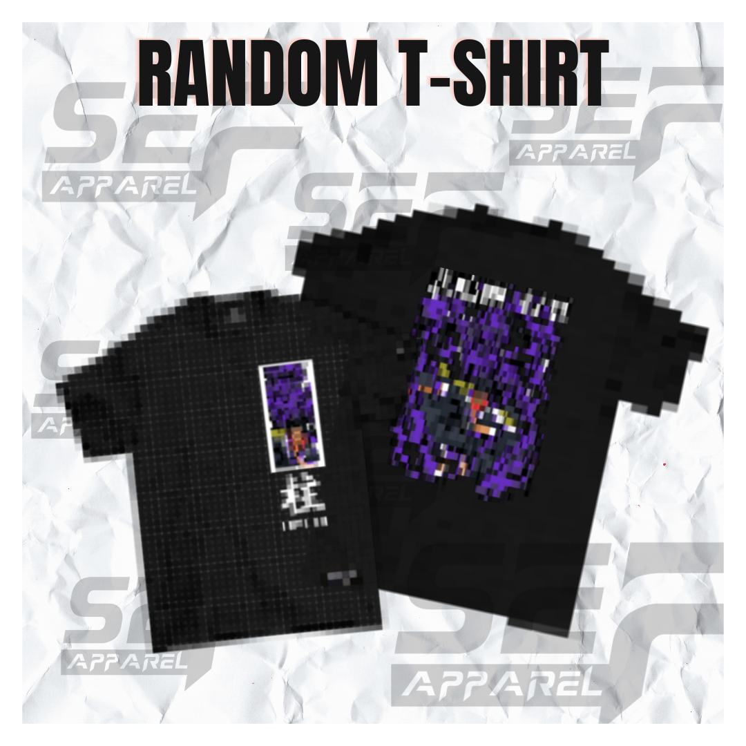 SEF Apparel Random Anime T-shirt Mystery