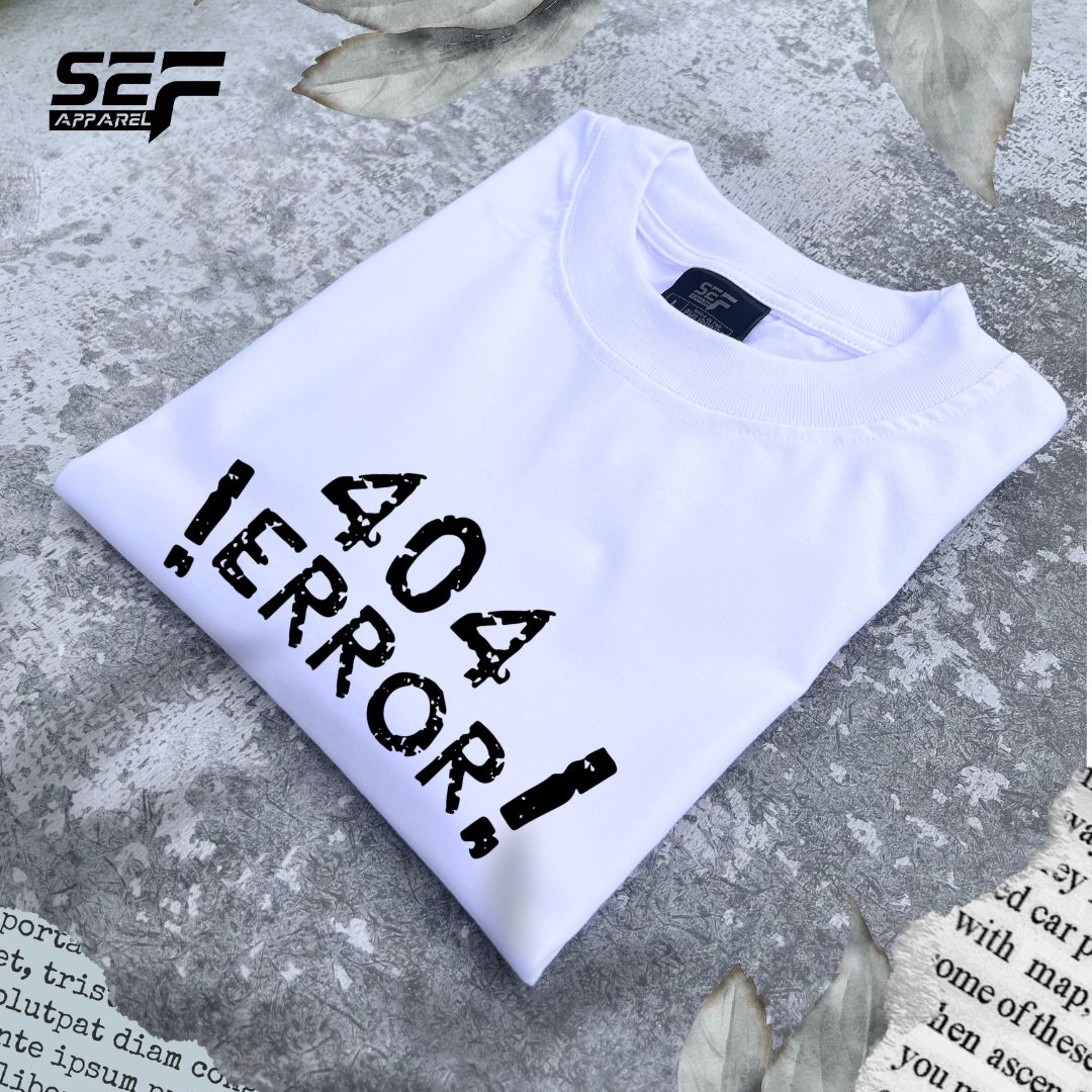 SEF Apparel 404 ACCOUNTABILITY NOT FOUND Minimalist T-shirt