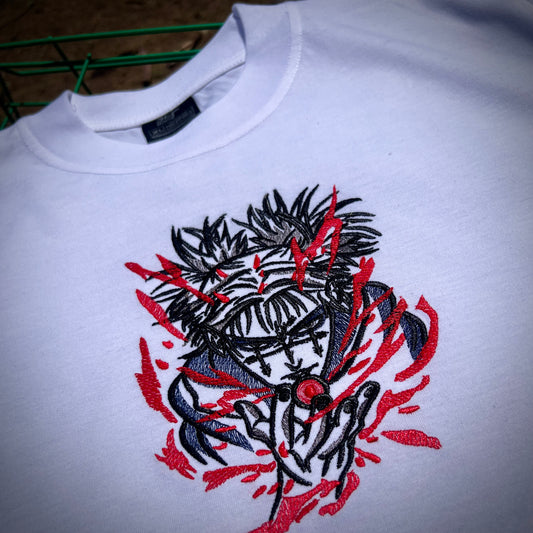Embroidered Choso of Jujutsu Kaisen T-shirt