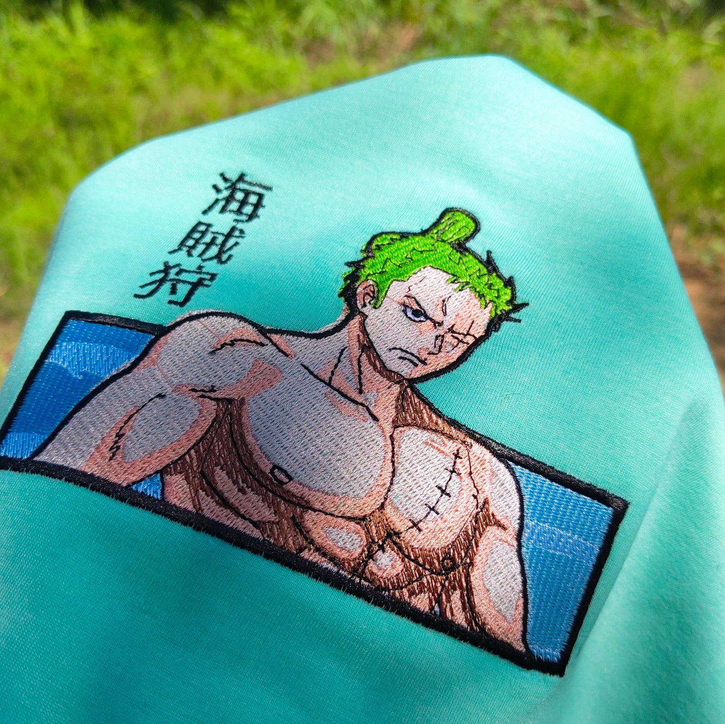 Embroidered Print Anime Roronoa Zoro