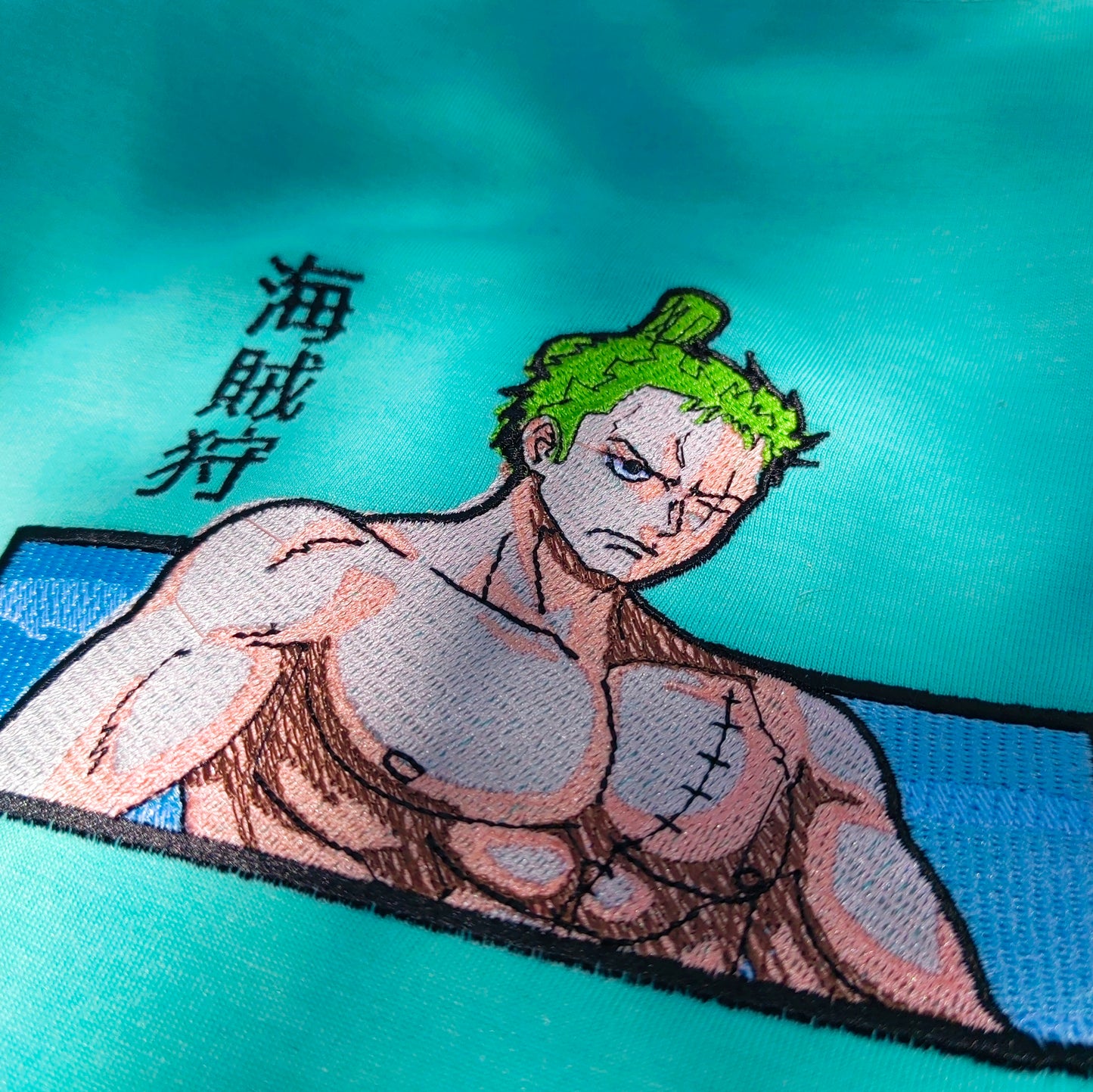 Embroidered Print Anime Roronoa Zoro