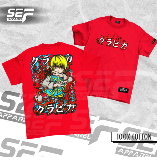 SEF Apparel Anime Hunter X Hunter KURAPIKA t shirt