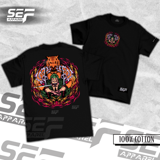 SEF Apparel Anime Zoro Tiger