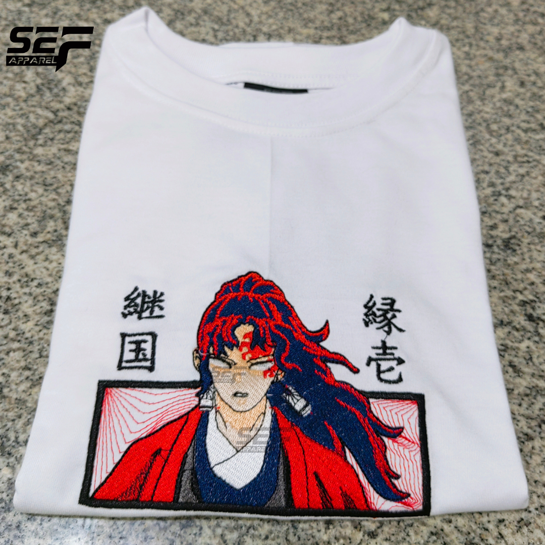 Embroidered Print Anime Demon Slayer Yoriichi