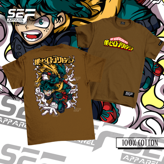 SEF Apparel Anime T-Shirt Midoriya Deku My Hero Academia