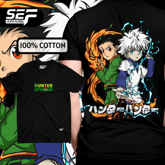 SEF Apparel Anime Series T-shirt Hunter X Hunter Gon and Killua