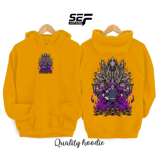 SEF Apparel Hoodie Obito No Zip Hoodie