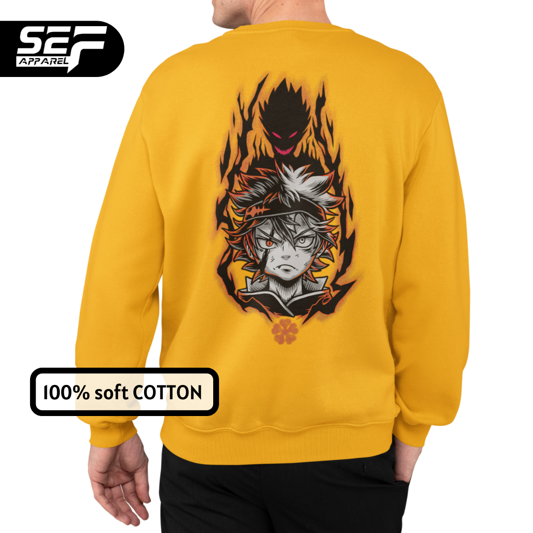 SEF Apparel Anime Series Sweater Asta of Black Clover