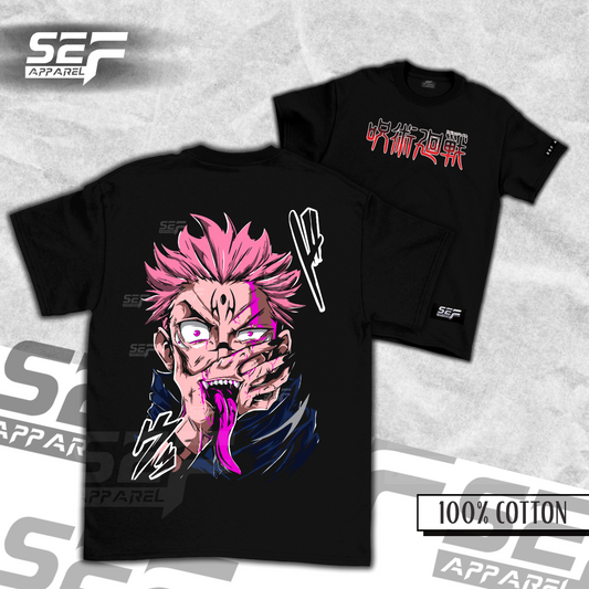 SEF Apparel Itadori Jujutsu Kaisen T shirt Anime Sukuna