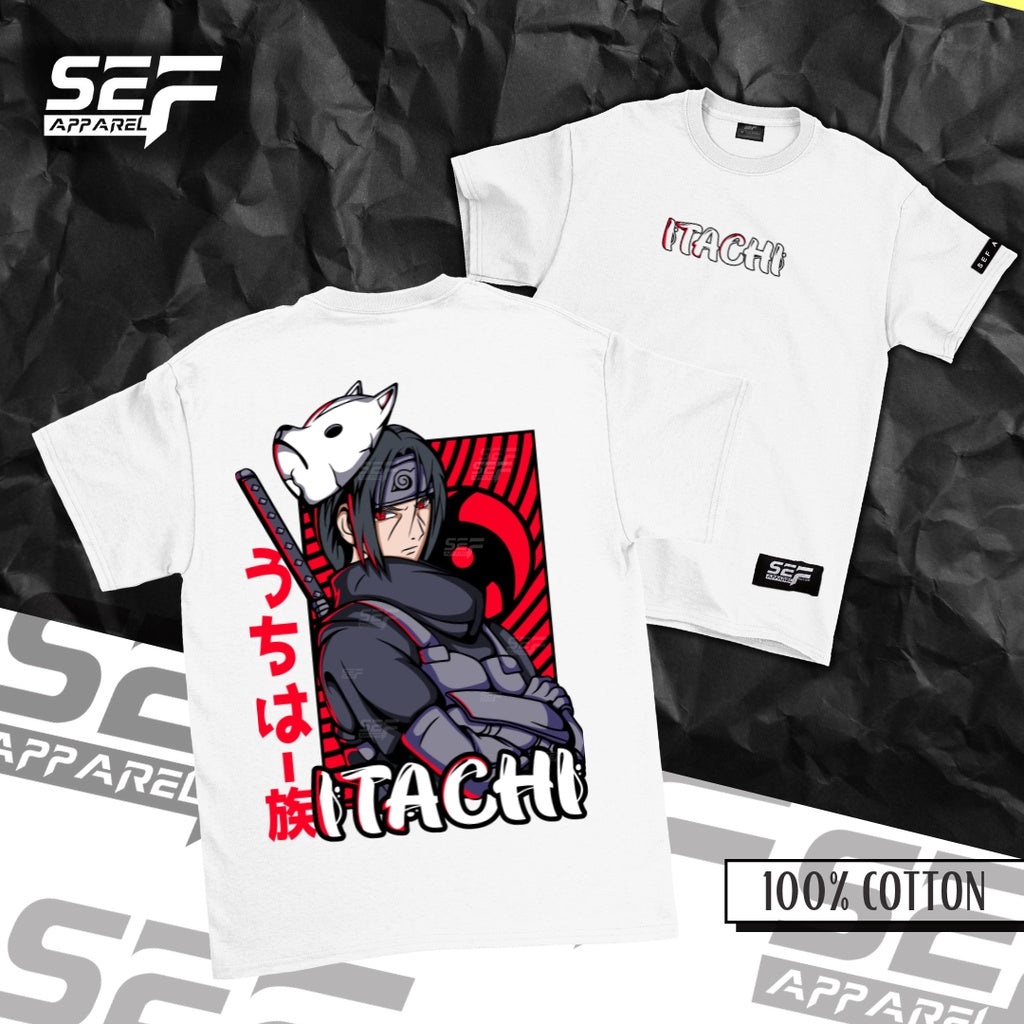 SEF Apparel Anime Series Uchiha Itachi 100% Cotton