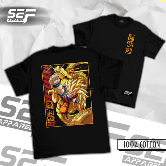 SEF Apparel Anime Dragon Ball Gold Goku